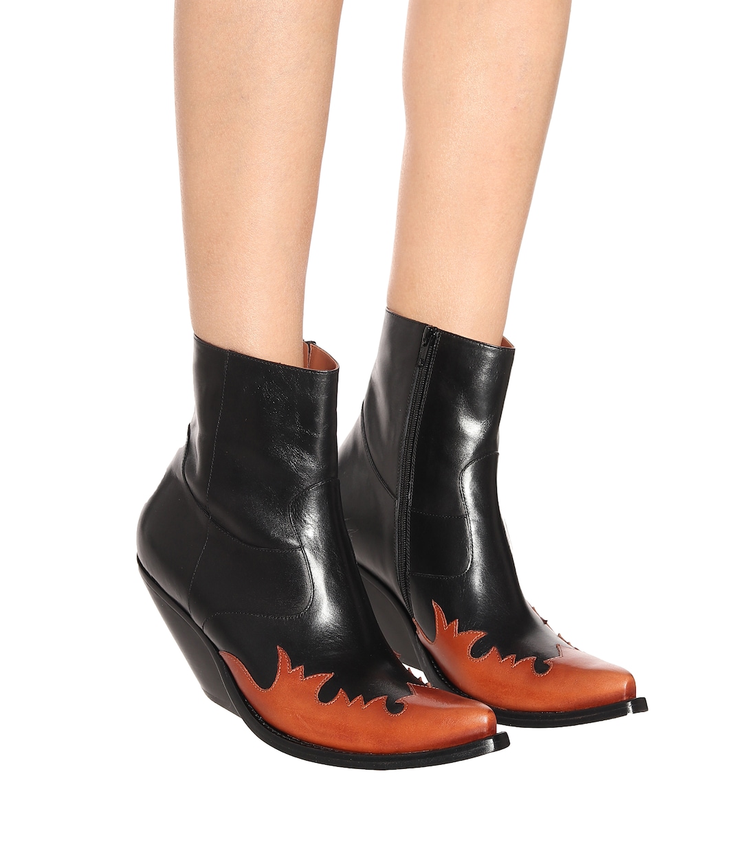 Bottines santiags en cuir | Vetements