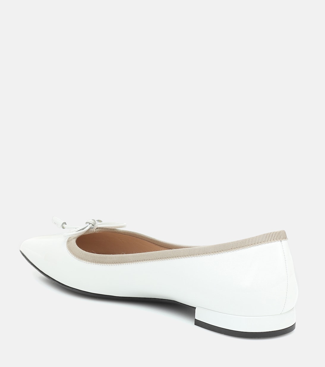 Ballerine in vernice con fiocco | Prada