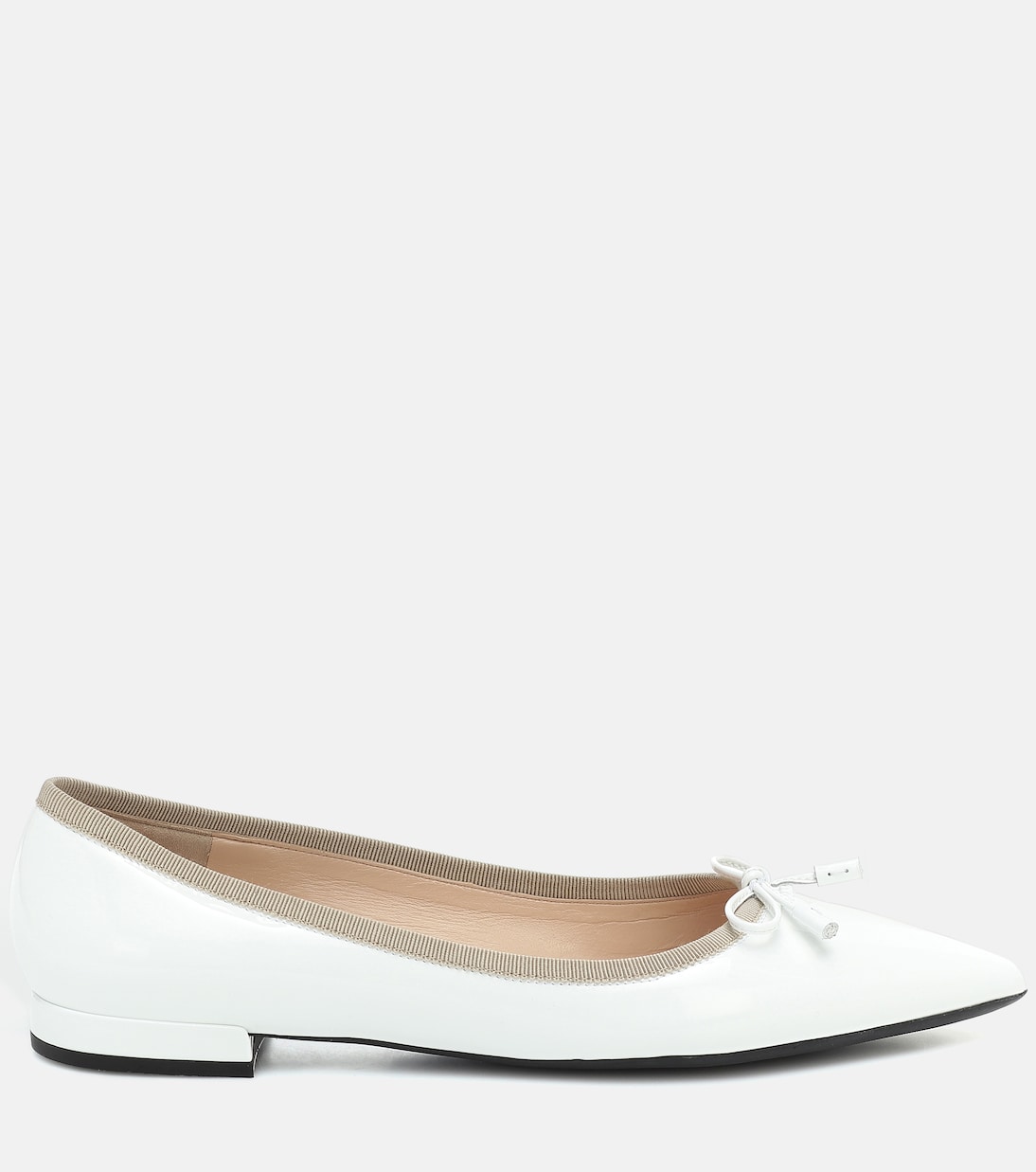 Ballerine in vernice con fiocco | Prada