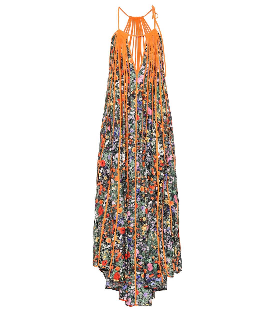 Abito Klara a stampa in seta | Stella McCartney