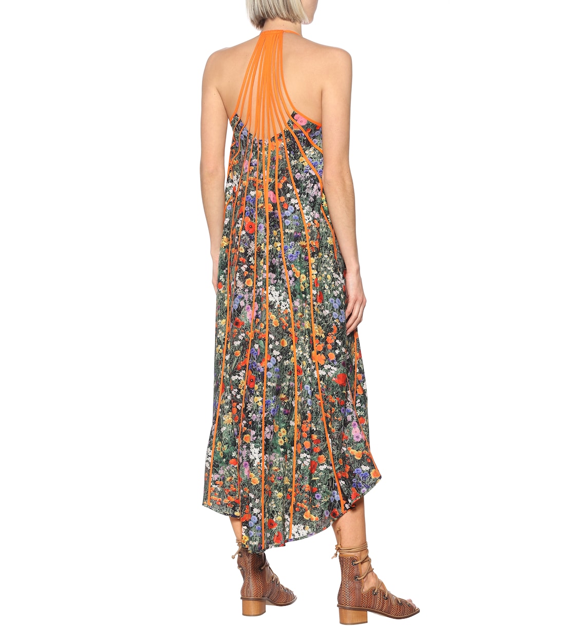 Abito Klara a stampa in seta | Stella McCartney