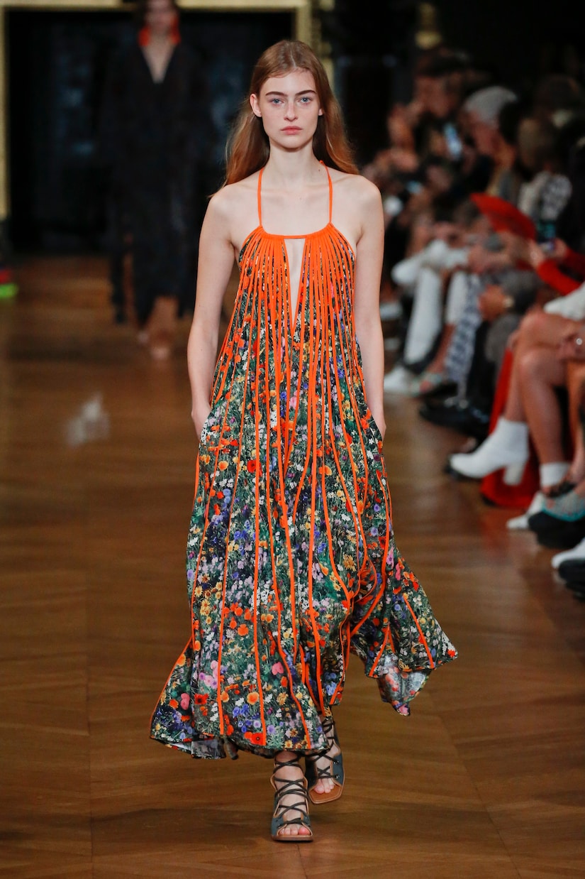 Abito Klara a stampa in seta | Stella McCartney