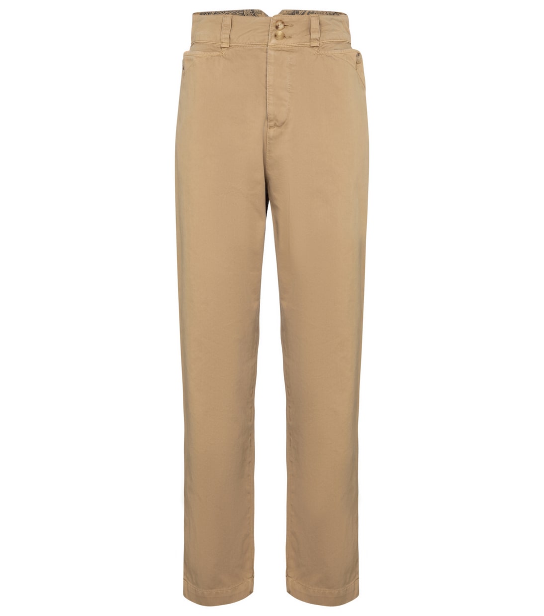 High-rise straight cotton pants | Etro
