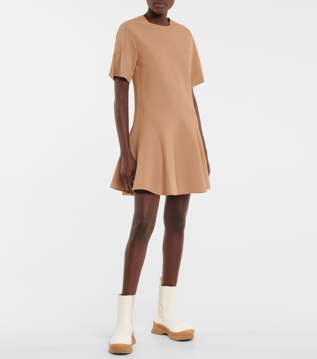 Vestido corto de crepé | Stella McCartney