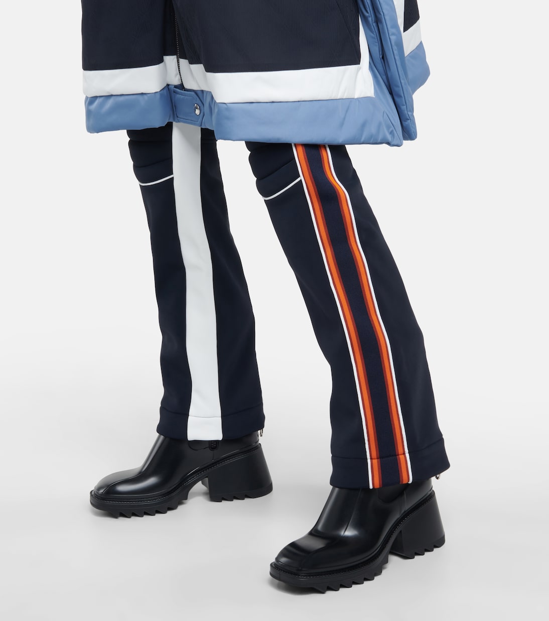 Betty shearling-trimmed PVC boots | Chloé