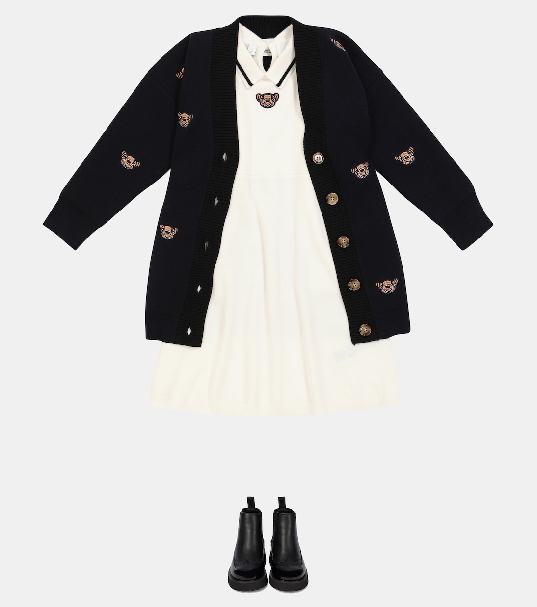 Kleid aus Wolle | Burberry Kids