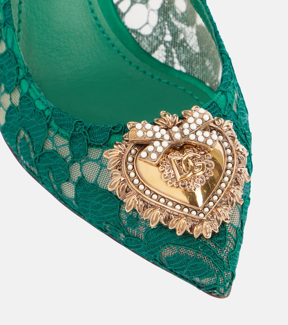 حذاء من الدانتيل مع تزيين Belluci | Dolce&Gabbana