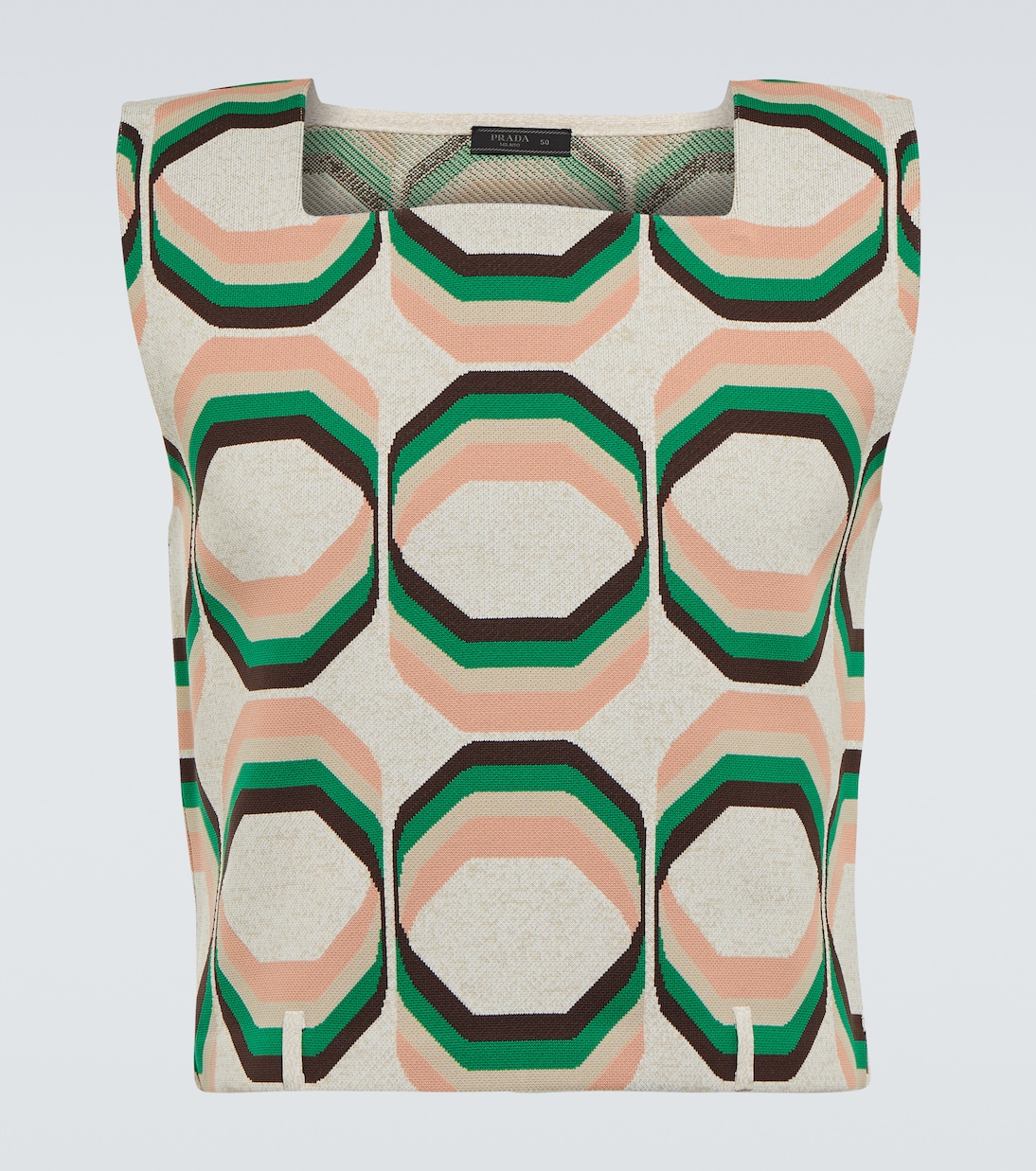 Geometric printed vest | Prada