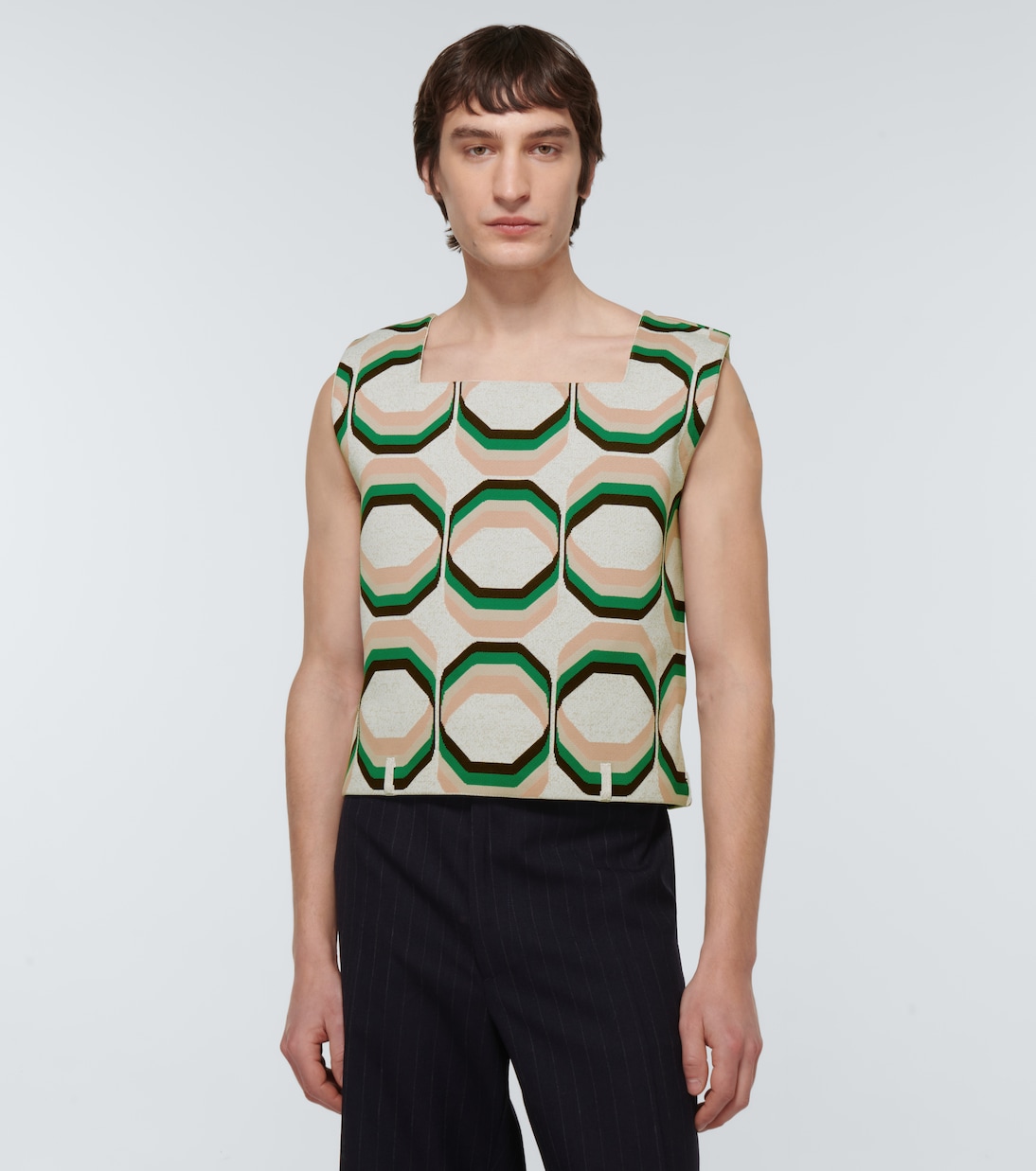 Geometric printed vest | Prada