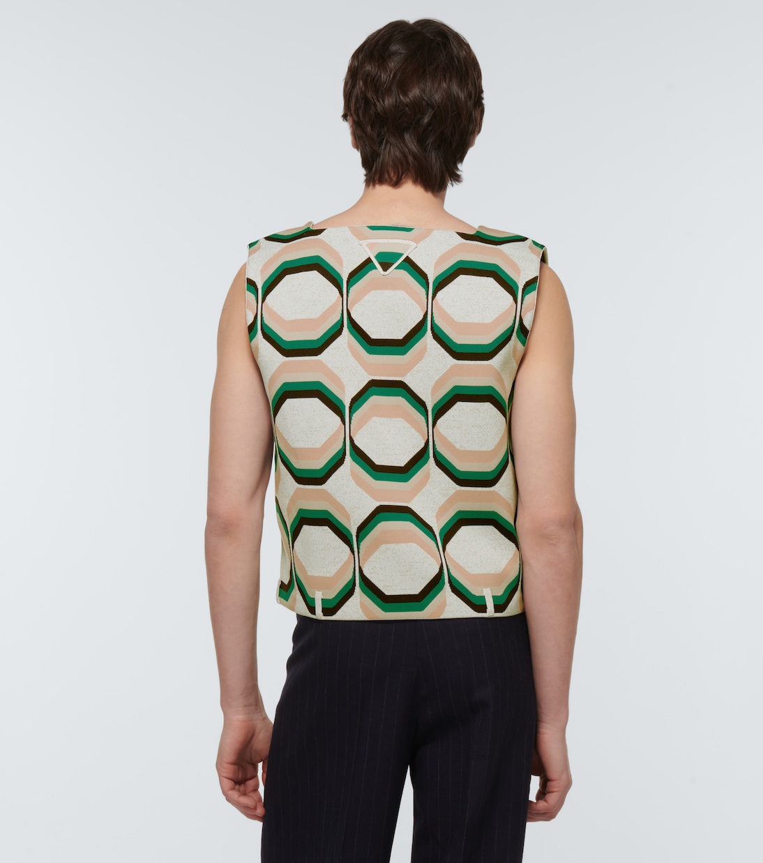 Geometric printed vest | Prada