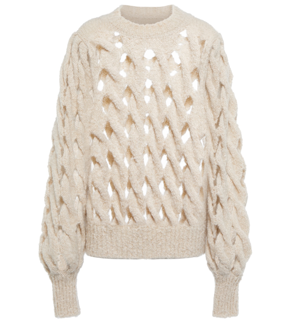 Eggie open-knit mohair wool-blend sweater | Isabel Marant