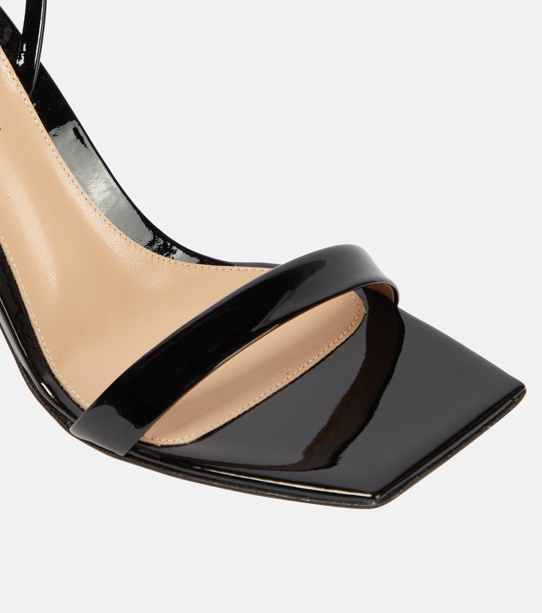 Ribbon 85 patent leather sandals | Gianvito Rossi