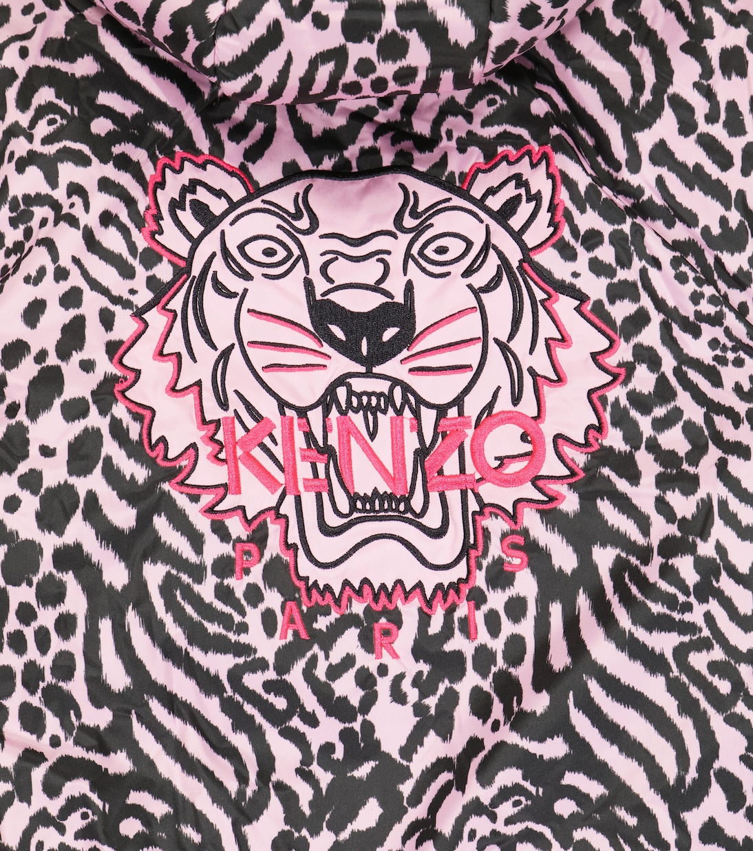 Leopard-print puffer jacket | Kenzo Kids