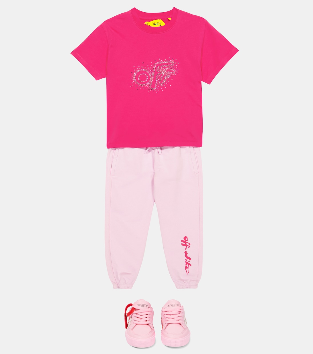 Camiseta de algodón con logo | Off-White Kids