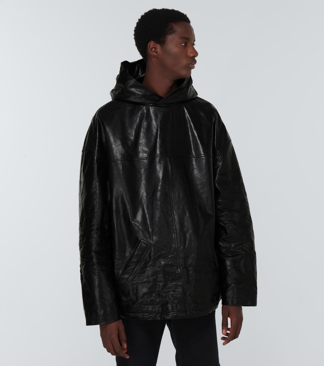 Giacca pullover in pelle | Balenciaga