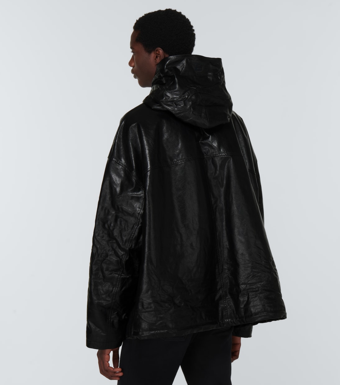Giacca pullover in pelle | Balenciaga