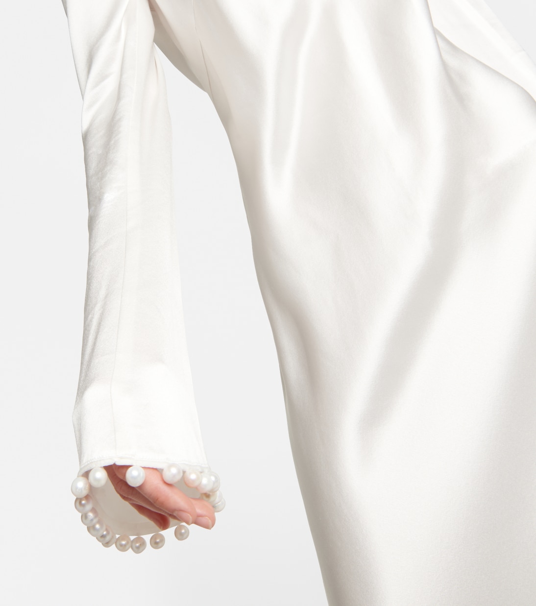 Abito lungo da sposa Praiano in seta | Galvan