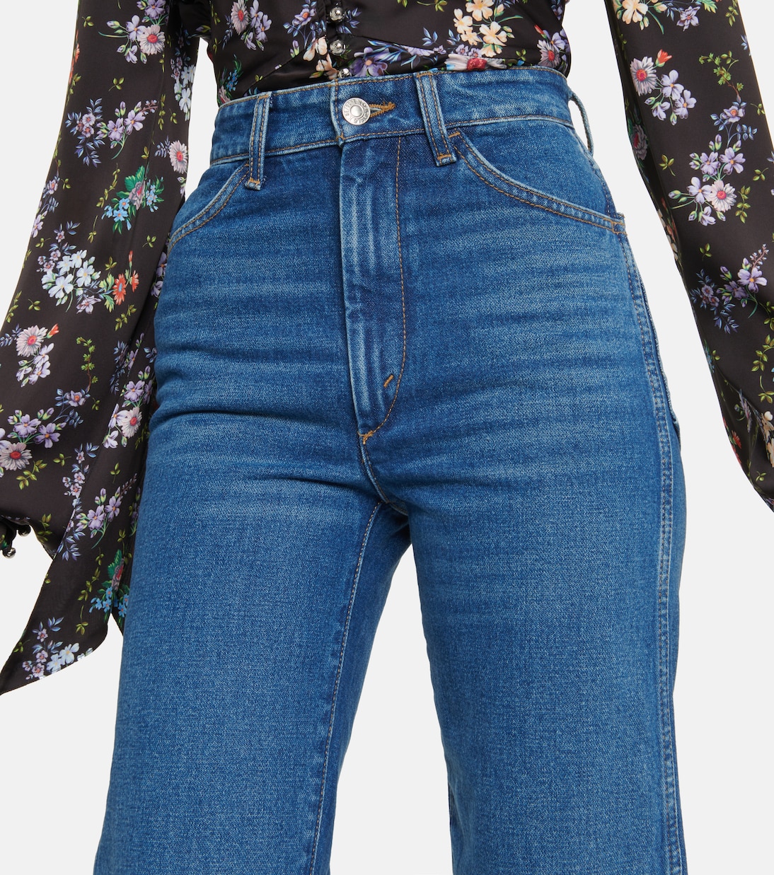 Jeans regular 70s a vita alta | Re/Done