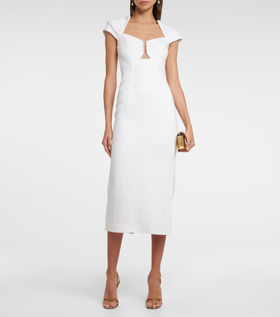 Roland mouret white dress top