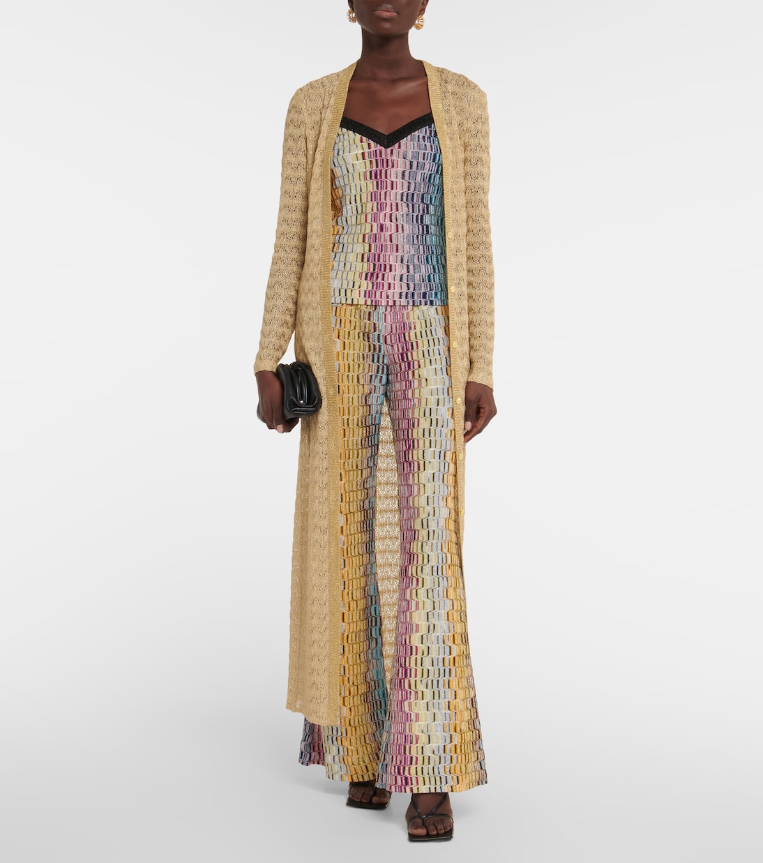 Pantalon bootcut en lamé | Missoni