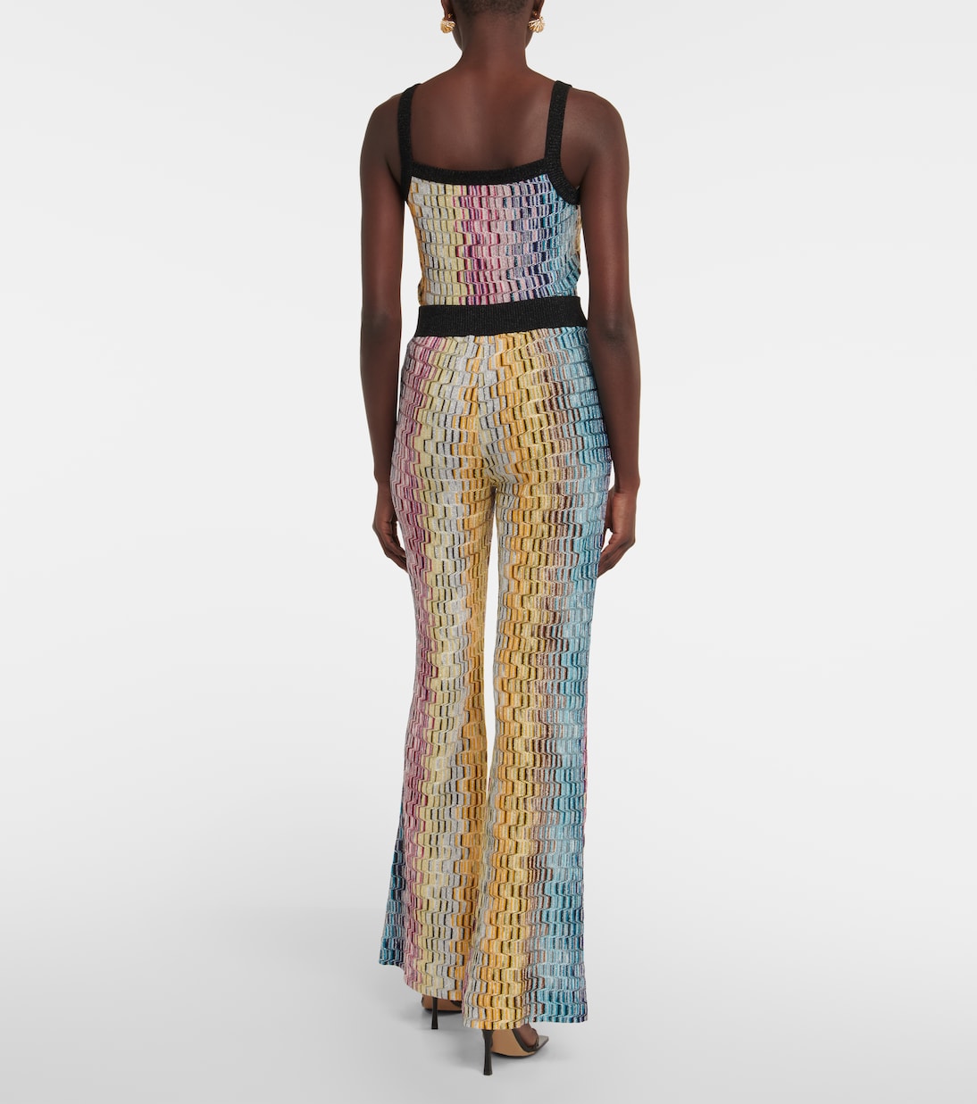 Pantalon bootcut en lamé | Missoni