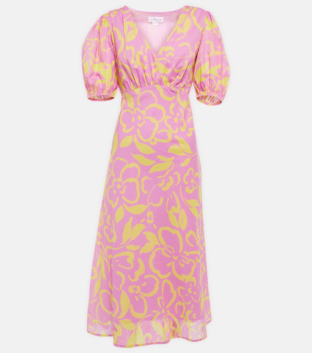 Midikleid Charlotte aus Baumwolle | Velvet