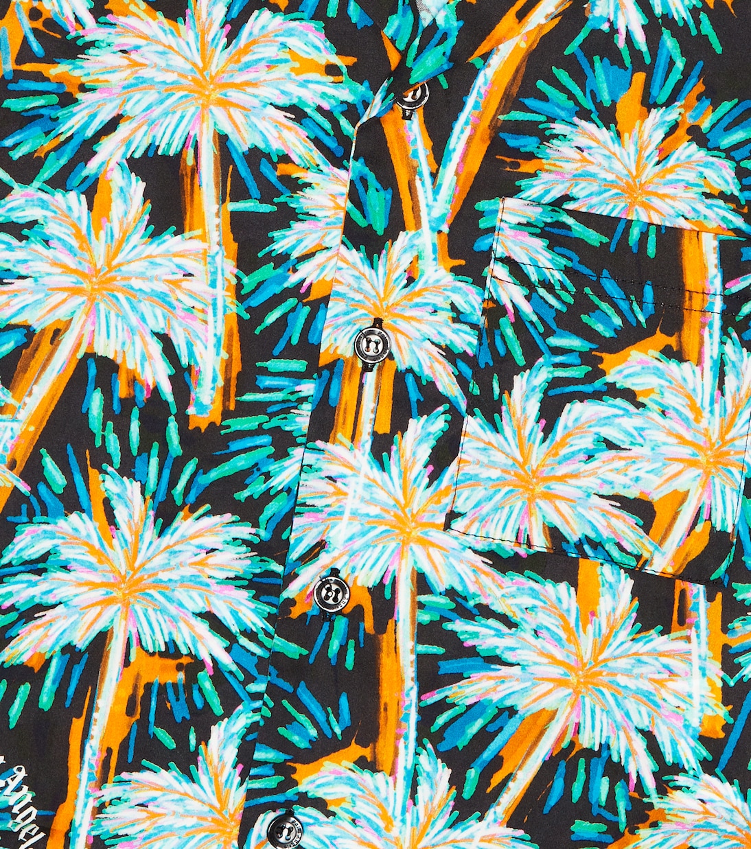 Printed cotton shirt | Palm Angels Kids