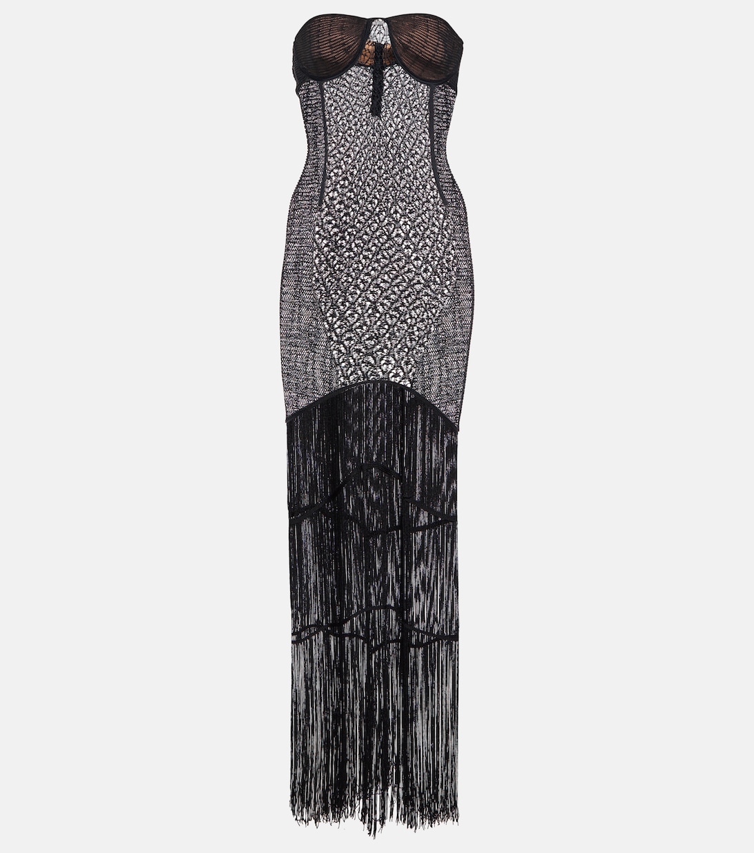 Liv fringed maxi dress | Khaite
