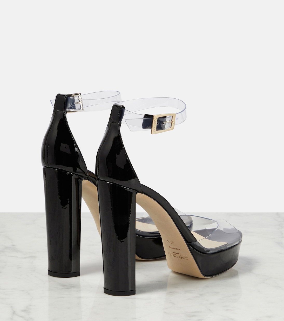 Sandali Albi 120 PVC in pelle con plateau | Jimmy Choo