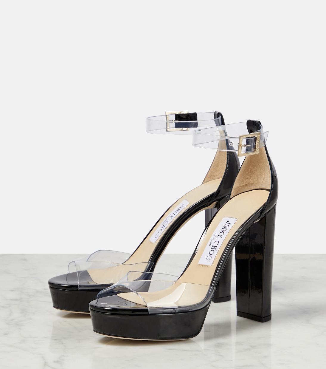 Sandali Albi 120 PVC in pelle con plateau | Jimmy Choo