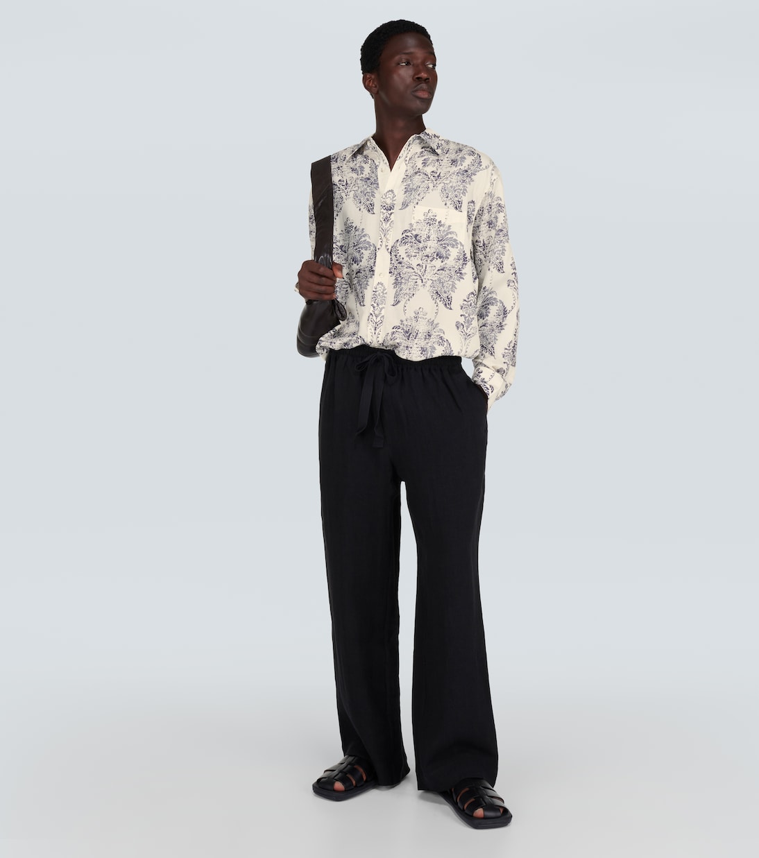 Camicia in cotone e seta | Commas