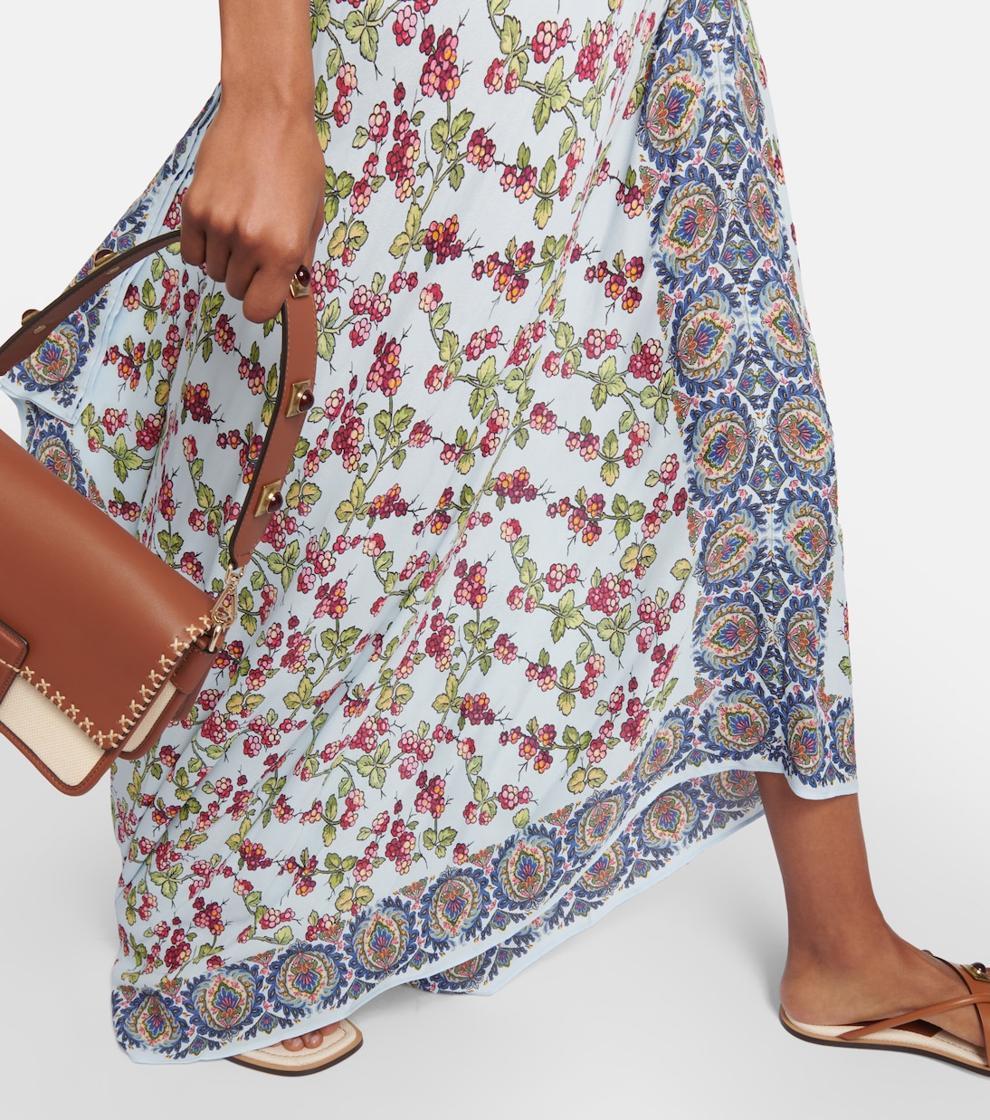 Vestido midi asimétrico estampado | Etro