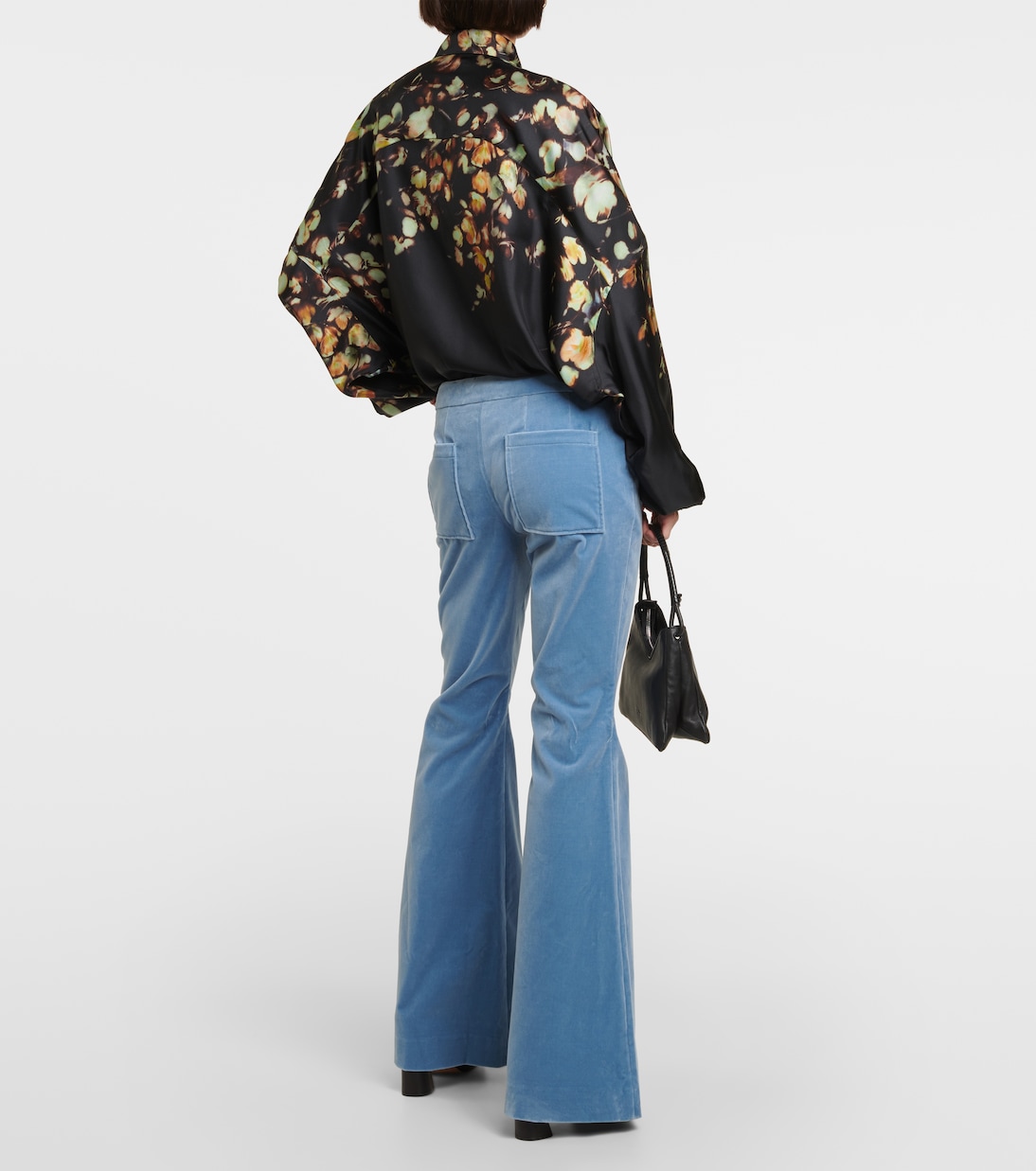 Pantalon évasé Elegance Softness en velours | Dorothee Schumacher
