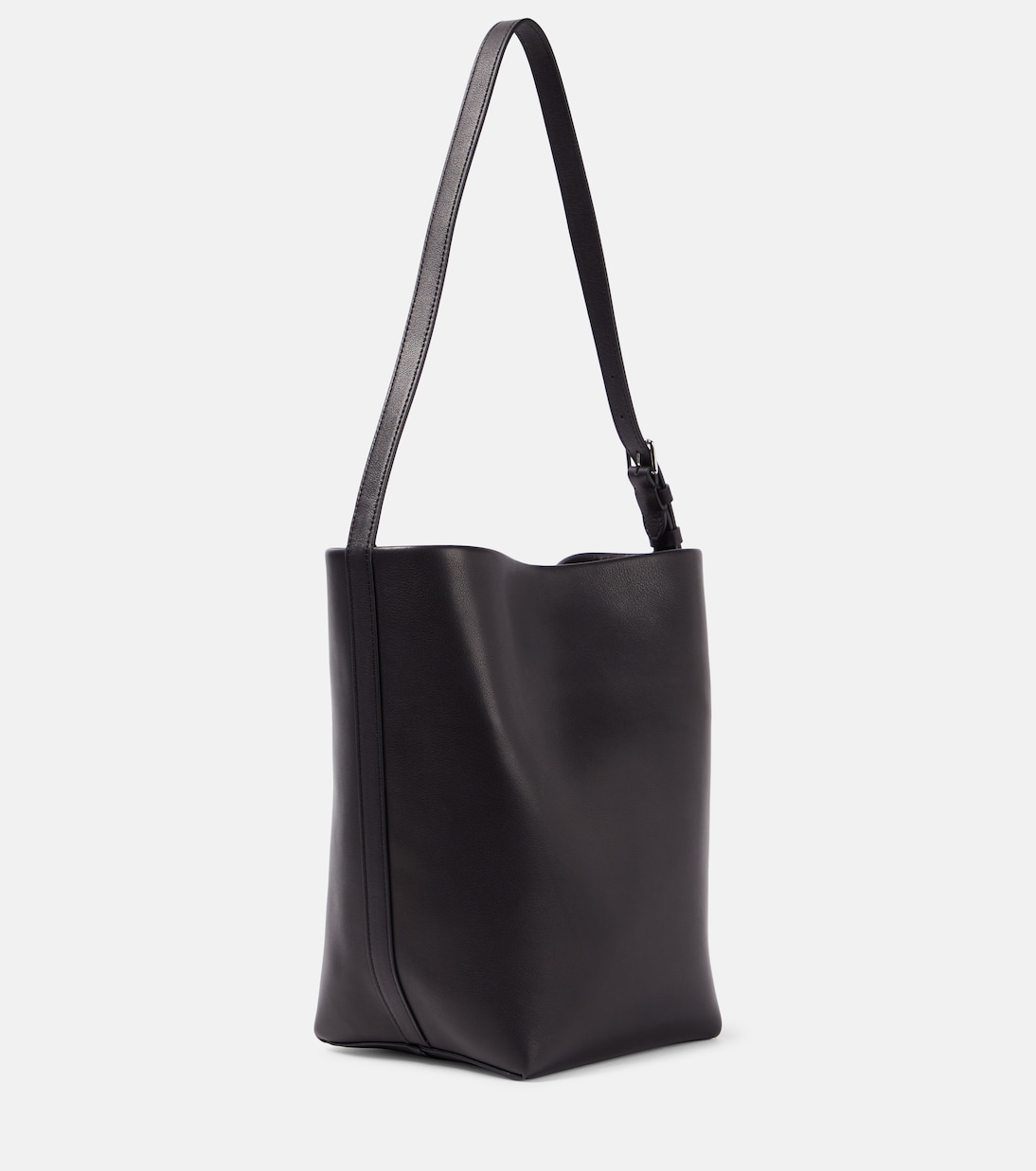 N/S Medium leather shoulder bag | The Row