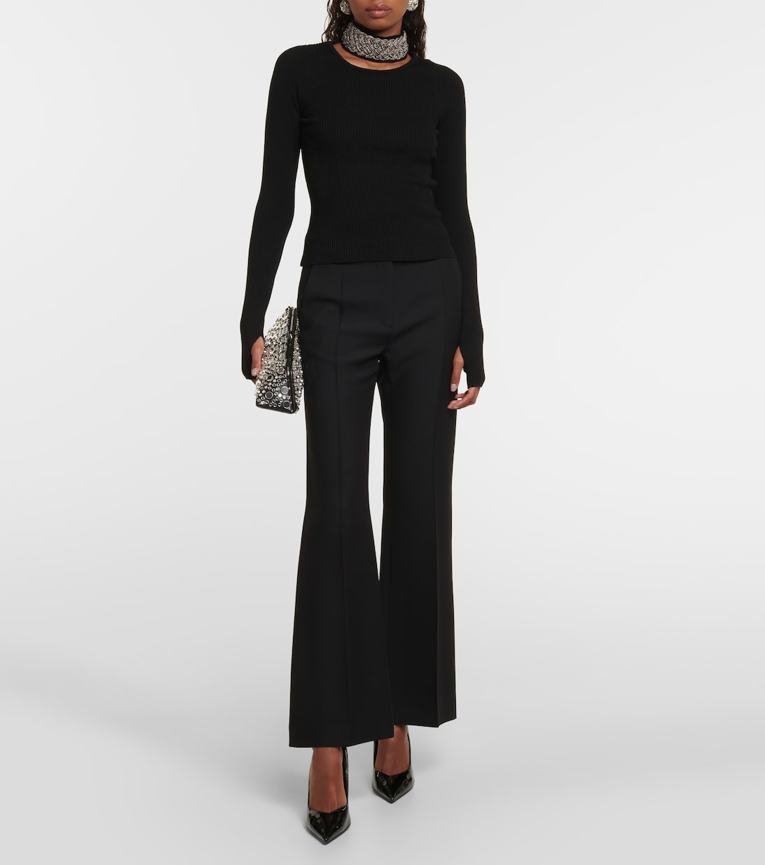 Embellished wool-blend sweater | Giuseppe di Morabito