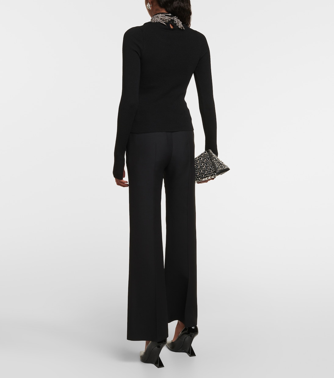 Embellished wool-blend sweater | Giuseppe di Morabito