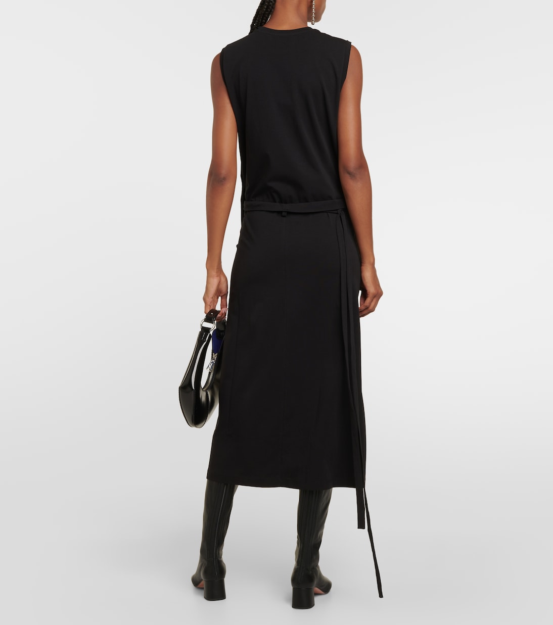 White Label vestido midi de algodón | Proenza Schouler