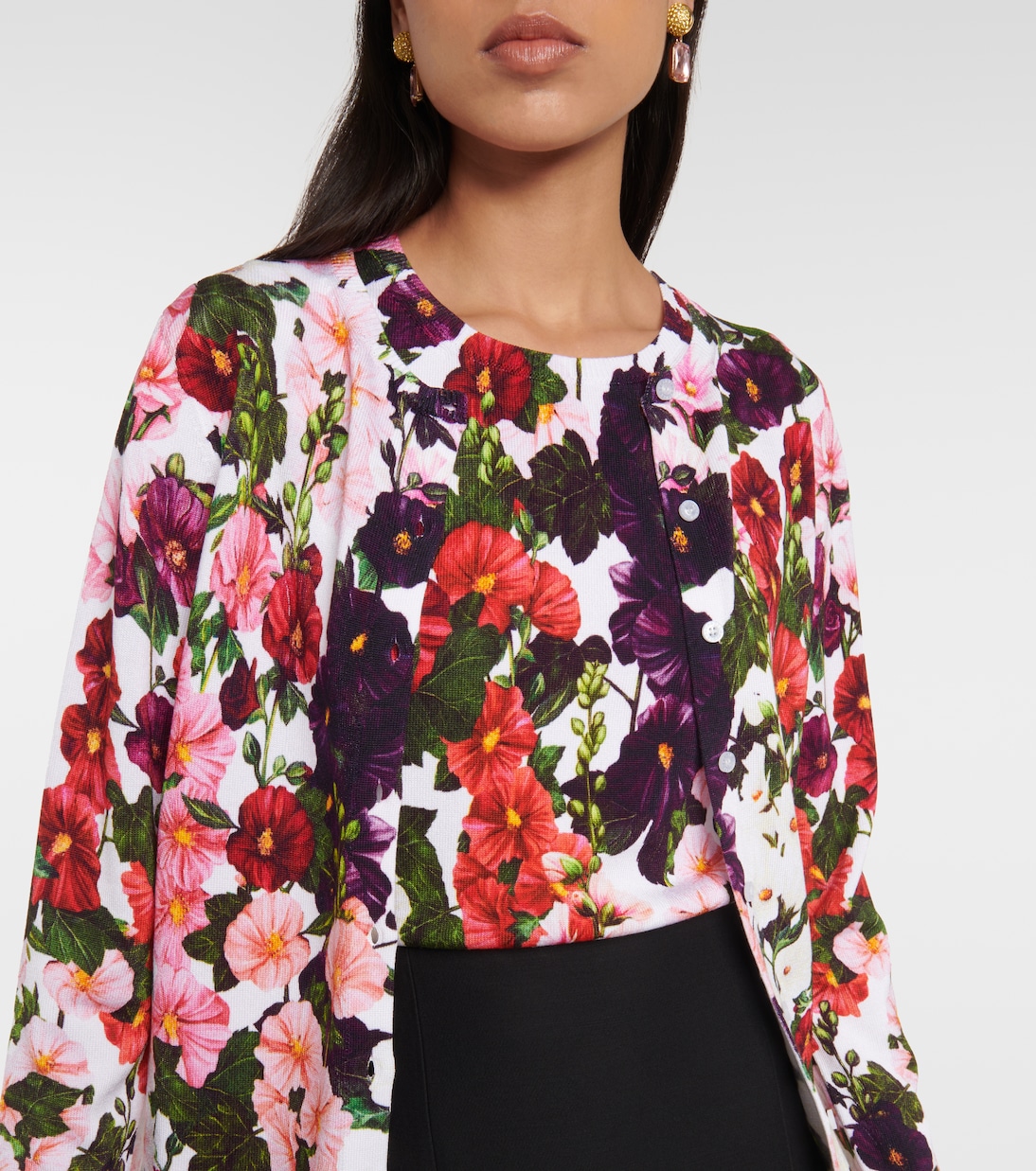 Cardigan aus einem Baumwollgemisch | Oscar de la Renta