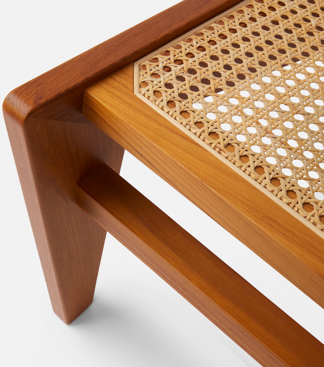 Sedia Kangaroo in teak e paglia | Cassina