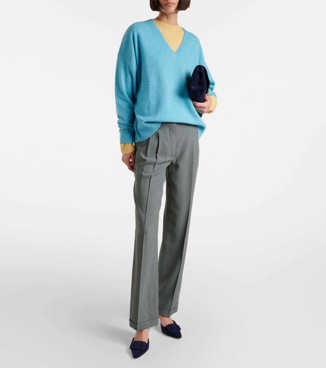 Mules Maysale en daim | Manolo Blahnik