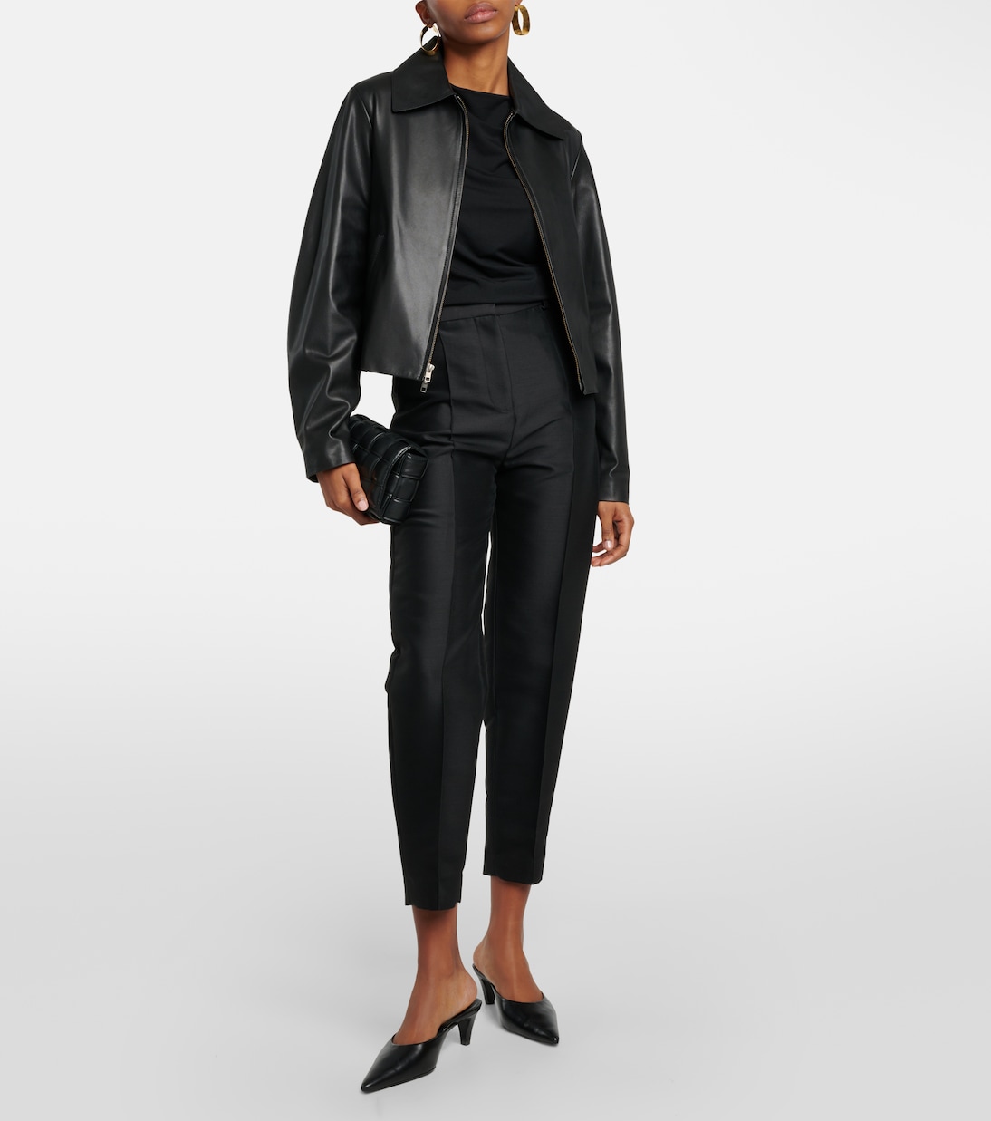 Gathered jersey top  | Vince