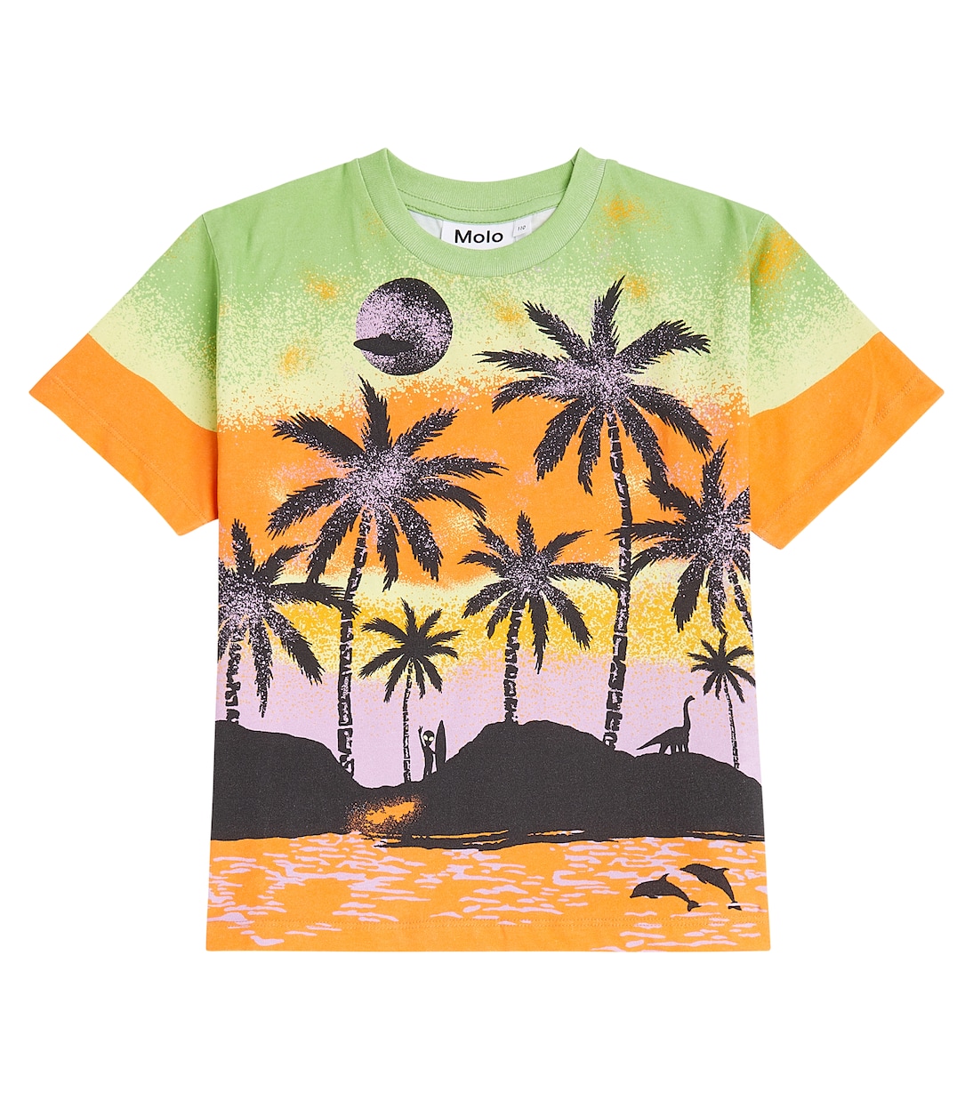 T-shirt Riley imprimé en coton | Molo