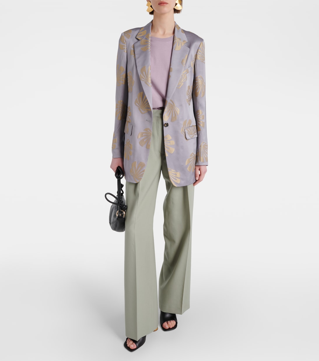 Printed jacquard blazer | Dries Van Noten