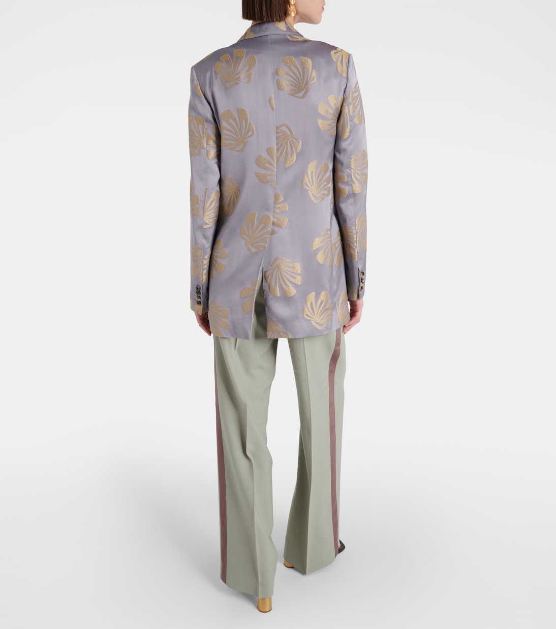 Printed jacquard blazer | Dries Van Noten
