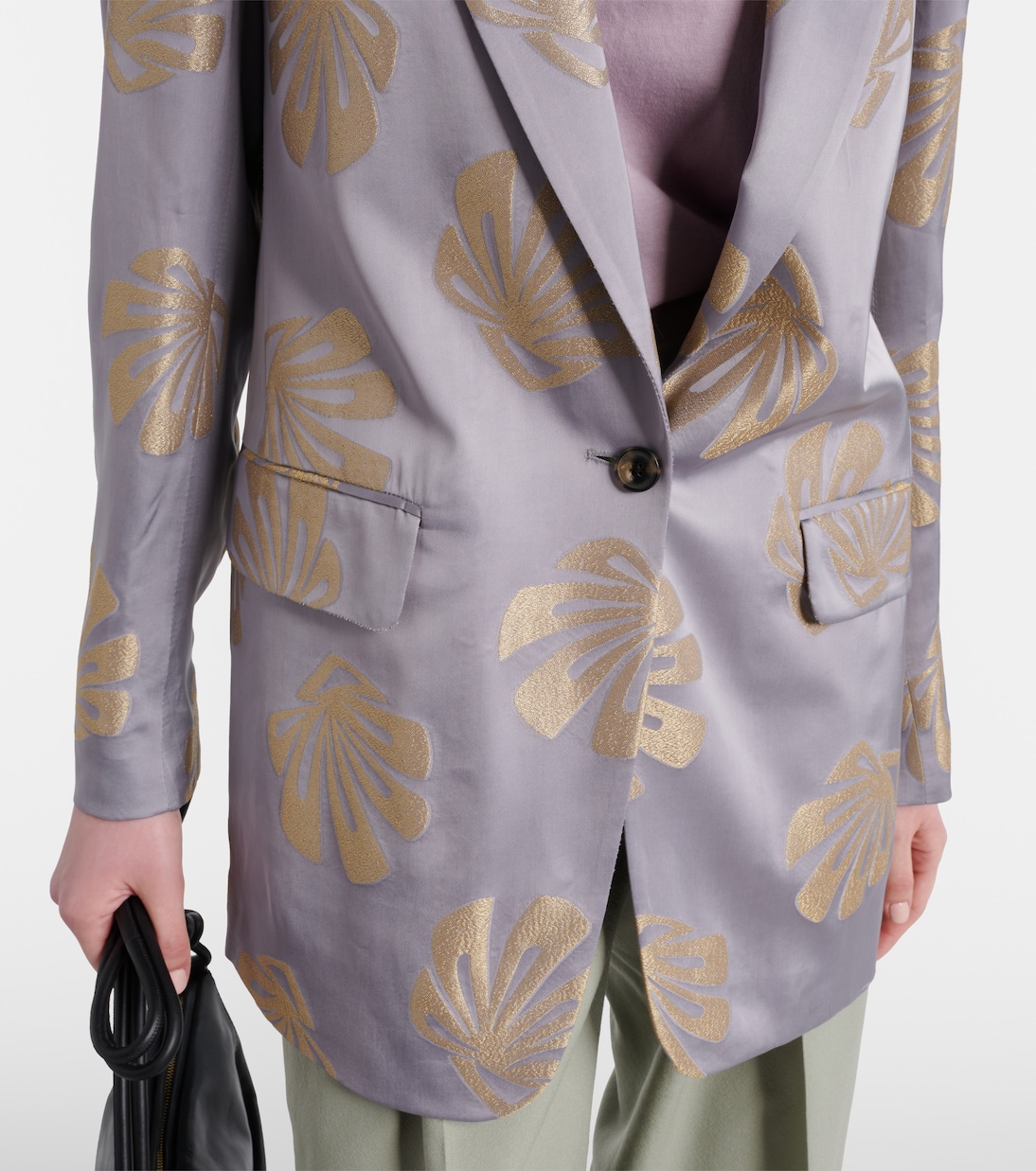 Printed jacquard blazer | Dries Van Noten