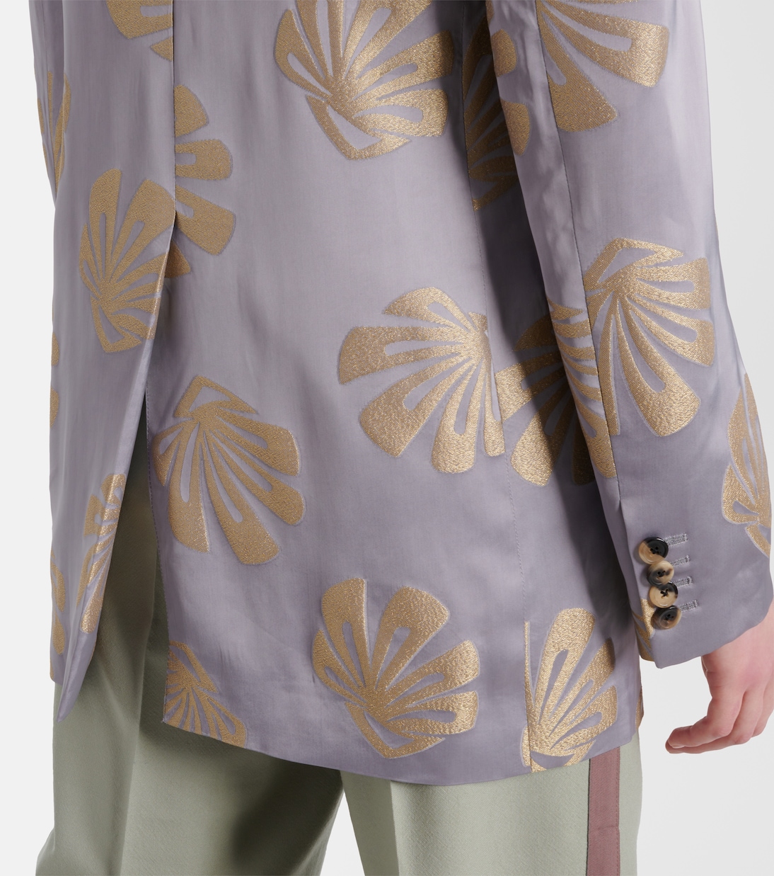 Printed jacquard blazer | Dries Van Noten