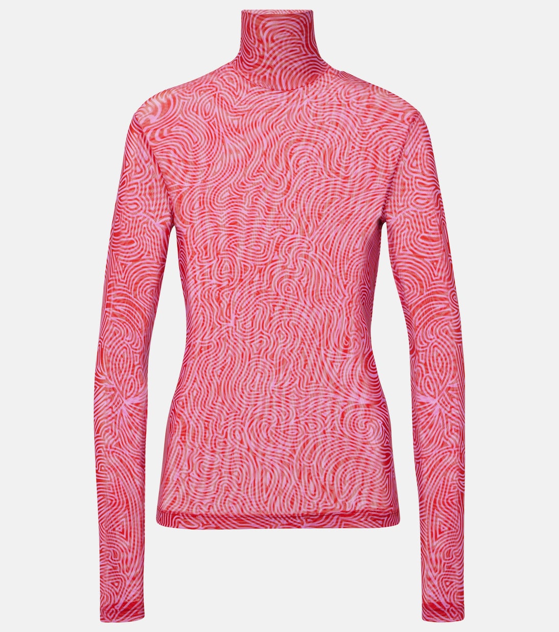 Mesh turtleneck top | Dries Van Noten