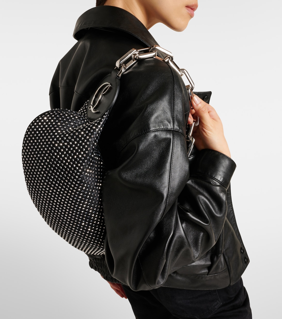 Verzierte Schultertasche Le 54 aus Leder | Christian Louboutin