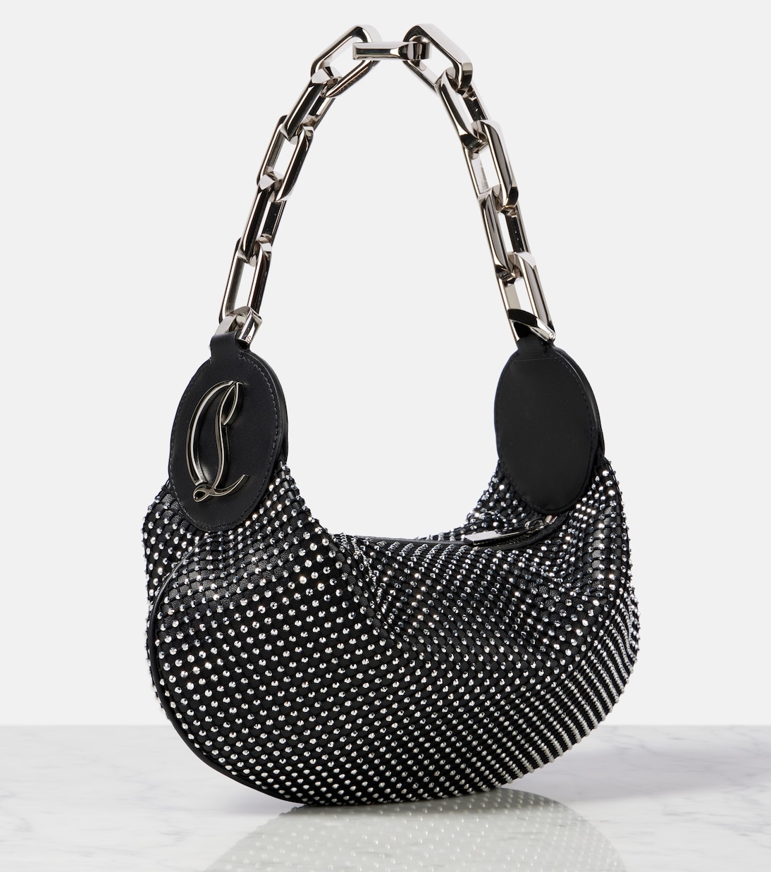 Verzierte Schultertasche Le 54 aus Leder | Christian Louboutin