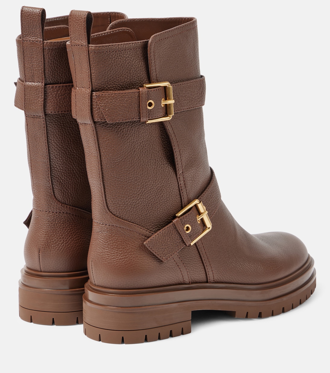 Botas biker Thiago de piel | Gianvito Rossi